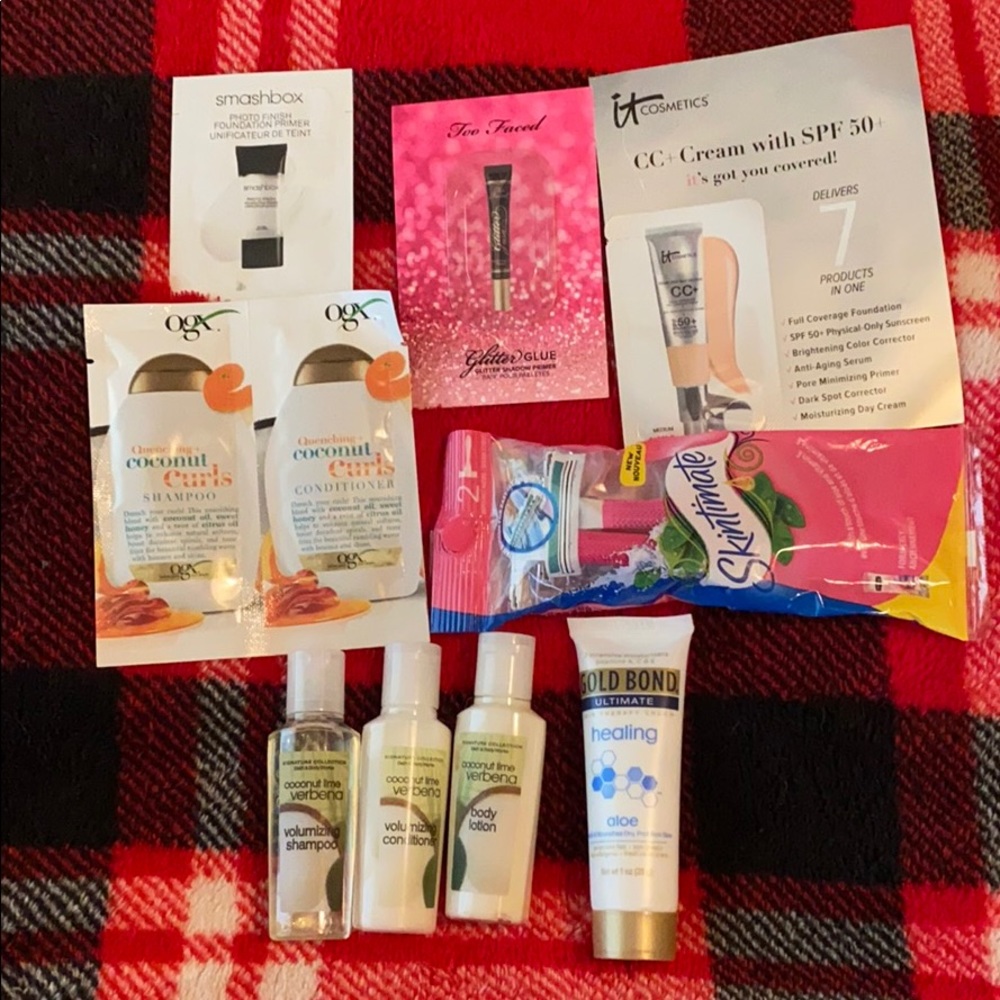 Lot of 9 sample products